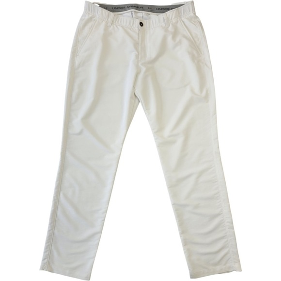 Under Armour men's dri fit white pants size 38/32 - Picture 1 of 13